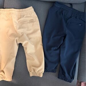 Carter's Tan and Navy Kids Joggers